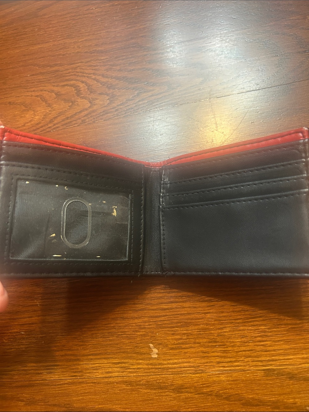 Marvel Bioworld Spiderman Emblem Black Red Men's Bifold Wallet - Picture 2 of 3